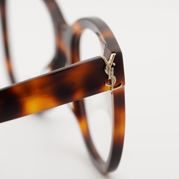 Saint Laurent SLM97 003 Eyeglasses Havana 54mm Square Frame - Picture 6 of 12